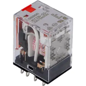 Relé industrial 230VAC 10A DPDT (8 pinos)