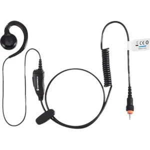 Auricular com microfone PTT (Jack 2.5mm e bloqueio de rosca) p/ rádios CLP446
