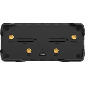 Router industrial 4G LTE Cat4 Dual-SIM + eSIM c/ 4×Ethernet PoE+ (IN/OUT) e WiFi