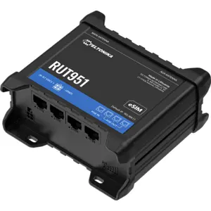 Router industrial 4G LTE Cat4 Dual-SIM + eSIM c/ 4×Ethernet PoE+ (IN/OUT) e WiFi