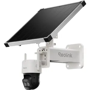 Cámara IP (4G LTE) Pan/Tilt 2K Lente Doble c/ Batería, IR 30m, PIR, IA y Panel Solar 30W - IP65
