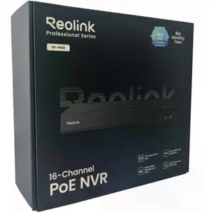 Gravador de Vídeo NVR c/ 16x PoE e IA (Deteção e Pesquisa) p/ até 24 câmaras IP 16MPx