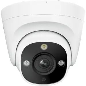 Cámara IP (Ethernet con PoE) Dome 12MP 4mm con IA, Full-Color e IR 30 m - IP67