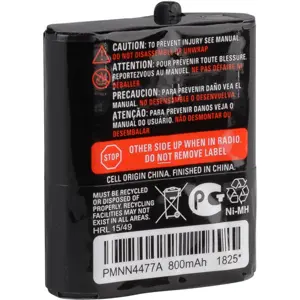 Bateria original recarregável p/ Walkie-Talkies Talkabout T62,T82,T82EX,T92 - 800mAH Ni-MH
