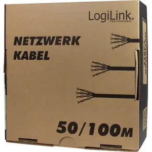 Cabo CAT6 U/UTP multifilar CCA AWG24/7 - rolo 100m branco