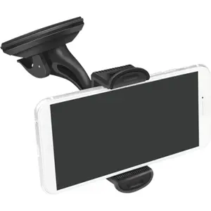 Suporte universal para telemóvel 4-6'' ajustável com ventosa para automóvel