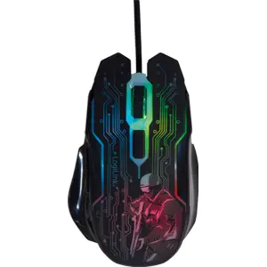 Rato Gaming Ótico 2400DPI RGB com fio USB | 5 botões