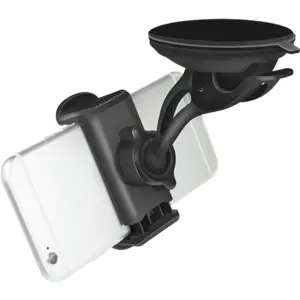 Suporte universal para telemóvel 4-6'' ajustável com ventosa para automóvel