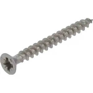 Parafuso para madeira com cabeça cónica de aço zincado 4x40mm Pozidriv PZ2