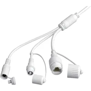 Cámara IP (Ethernet con PoE) Dome 12MP 4mm con IA, Full-Color e IR 30 m - IP67