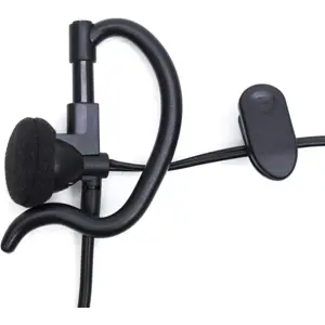 Auricular c/ suporte auditivo e microfone p/ rádios Motorola