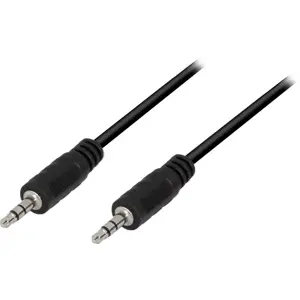 Cabo Jack 3.5mm Stereo macho-macho - Preto - 1.0m