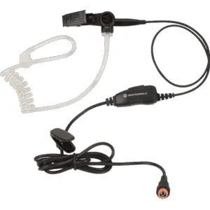 Auricular de tubo acústico c/ microfone (jack 2.5mm) p/ rádios Motorola CLP