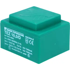Transformador encapsulado para PCB 230VAC/12V+12V 10VA