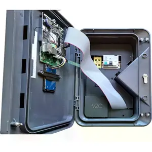 Carregador para carro elétrico (Wallbox) de 7,4kW monofásico – cabo T2 5m c/ botão Tesla + Proteção + Detetor Fugas DC