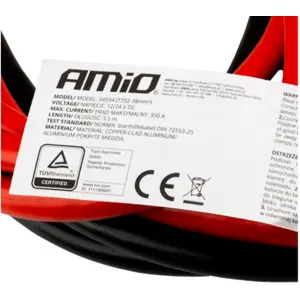 Cabos de bateria 12/24VDC 38.5 mm² 350A [certificação TÜV] - 3.5m
