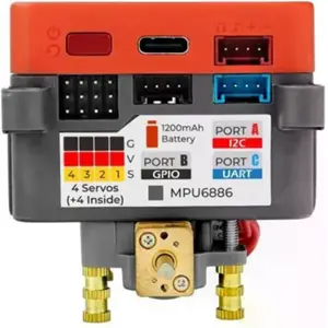 Robô de Duas Rodas Auto-Equilibrado Programável (ESP32)