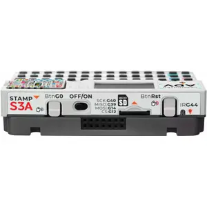 Mini computador portátil com Stamp-S3A, bateria, teclado, display 1.14'' e Jack 3.5mm
