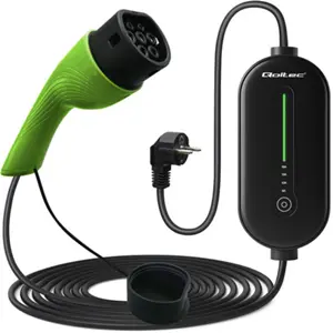 Cargador portátil para EV - monofásico 8-16A 3,5kW - Schuko - Tipo 2 - IP65 - 5m