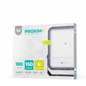 Projetor LED 230V 100W 4000K (branco neutro) 15000lm - IP65