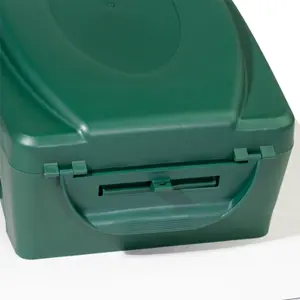 Caixa de organização oculta de extensões e cabos p/ exterior IP54 - Verde - 320x115x210mm