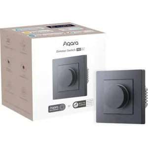 Regulador de Fluxo luminoso (dimmer) de embutir 230VAC Inteligente (Matter / Thread / Zigbee) - Cinzento