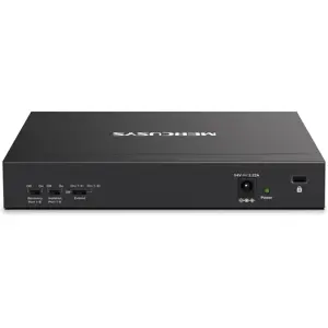 Switch 10P (8 portas PoE+ 10/100 Mbps + 2 portas Gigabit uplink)