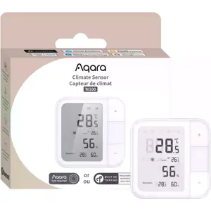 Sensor de Temperatura e Humidade sem fios (Zigbee) c/ Ecrã LCD