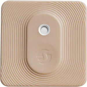 Sensor de temperatura e humidade Inteligente Zigbee - Bege