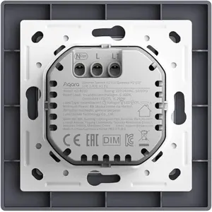 Regulador de Fluxo luminoso (dimmer) de embutir 230VAC Inteligente (Matter / Thread / Zigbee) - Cinzento