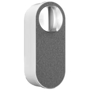 Cerradura inteligente con Matter over Thread, NFC y Bluetooth + tapa extra - Blanca/Gris