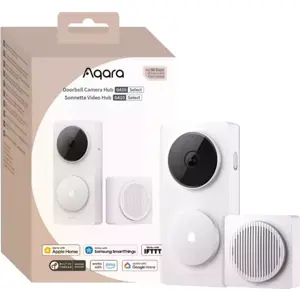 Kit Videoporteiro Inteligente com Câmara 2K + Campainha / Hub (Matter, Zigbee e  Wi-Fi) - Branco