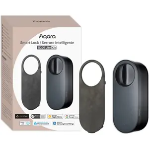 Fechadura Inteligente com Matter over Thread, NFC e Bluetooth + tampa extra - Preta