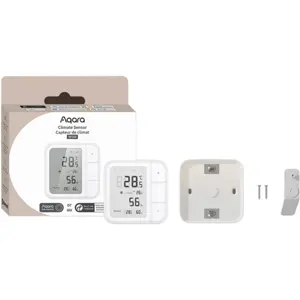 Sensor de Temperatura e Humidade sem fios (Zigbee) c/ Ecrã LCD