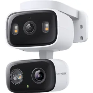 Câmara IP (Wi-Fi) Pan/Tilt 2K Lente Dupla 2.8mm IR 12m - IP65