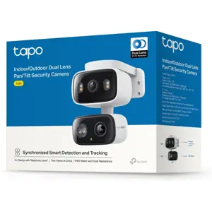 Câmara IP (Wi-Fi) Pan/Tilt 2K Lente Dupla 2.8mm IR 12m - IP65