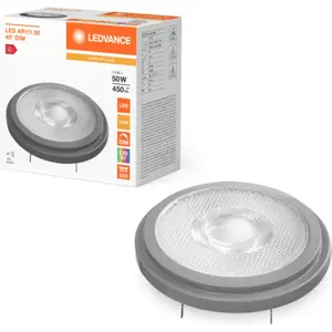 Lâmpada LED AR111 (G53) dimável 40º 7.4W (=50W/927) 450lm 2700K (branco quente)