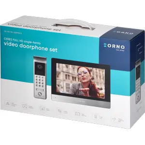 Kit Videoporteiro 4 fios c/ ecrã tátil 8" FHD - IP65