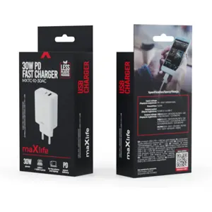 Carregador USB-A + USB-C PD QC 30W