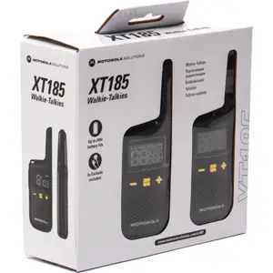 Kit de 2 Walkie-talkies 16 canais 8km c/ baterias recarregáveis