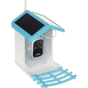 Alimentador de pássaros inteligente WiFi Solar c/ câmara 4Mpx 130º + Áudio
