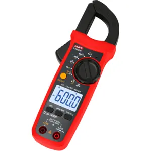 Pinça amperimétrica (600Aac 600Vac/dc 60mF Cap. T-RMS NCV)