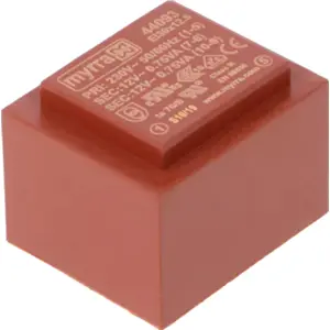 Transformador encapsulado para PCB 230VAC/12V+12V 1.5VA