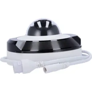 Câmara IP (Ethernet c/ PoE) Dome 5MP 2.8mm IR 35m - IP65 - Branca