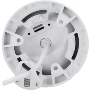 Câmara IP (Ethernet c/ PoE) Turret 5MP 2.8mm IR 35m - IP65 - Branca