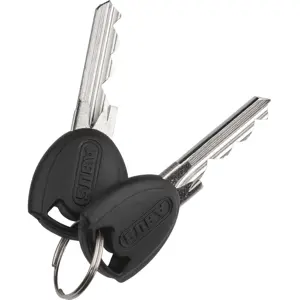 Cadeado dobrável para bicicleta c/ chaves e suporte - 80 cm