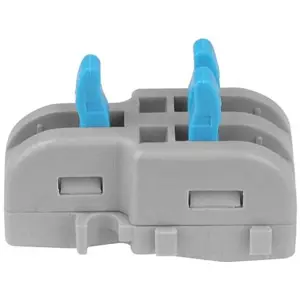 Ligador Rápido 3 ligações (1-para-2) (0.08...4mm²) c/ patilhas