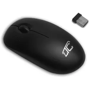 Rato óptico 1000DPI sem fio Wireless 2.4Ghz com scroll - preto