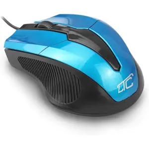 Rato óptico 1000DPI c/ fio USB com scroll - azul