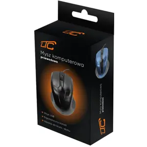 Rato óptico 1000DPI c/ fio USB com scroll - cinza